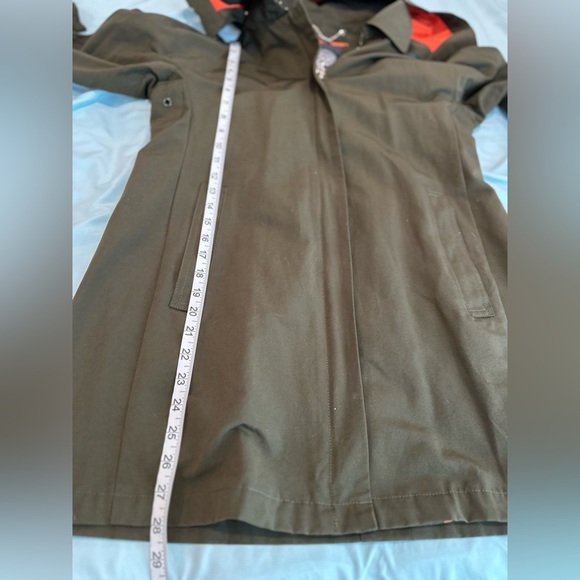 NWOT Vince Camuto Women’s Medium Jacket Dark Green. Full Zip. Removable Hood. - Picture 5 of 16